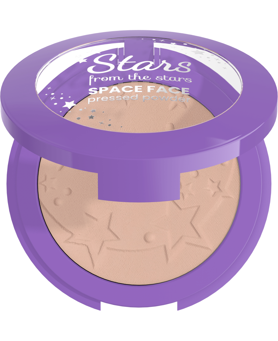 Stars from the Stars Space Face pressed powder Puder prasowany Cosmic Moon nr 01, 9 g