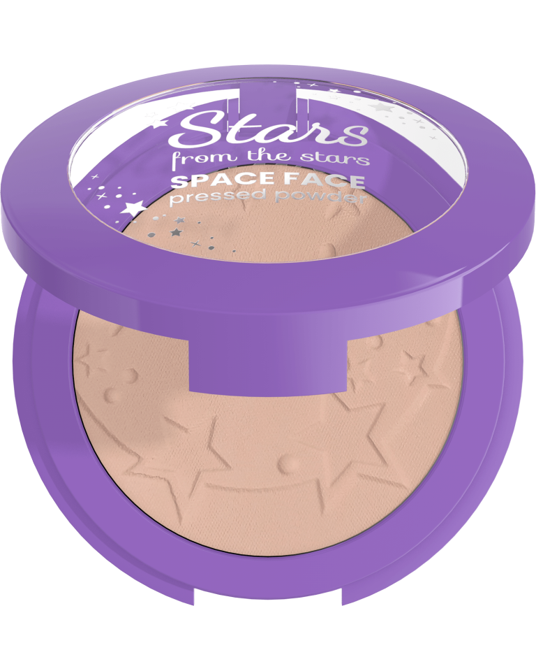 Stars from the Stars Space Face pressed powder Puder prasowany Cosmic Moon nr 01, 9 g
