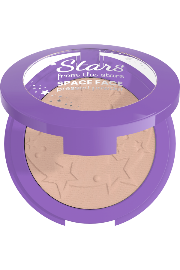 Stars from the Stars Space Face pressed powder Puder prasowany Cosmic Moon nr 01, 9 g
