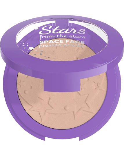 Stars from the Stars Space Face pressed powder Puder prasowany Cosmic Moon nr 01, 9 g