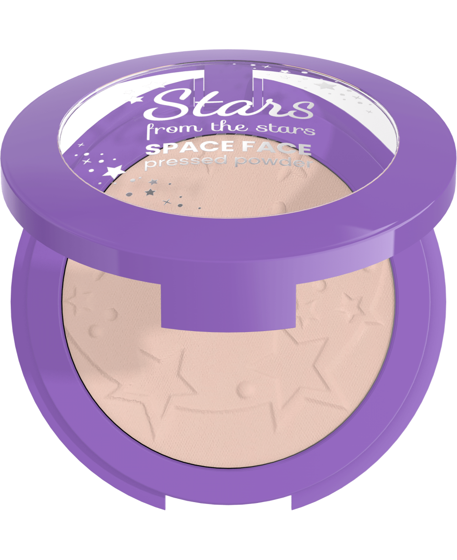 Stars from the Stars Space Face pressed powder Puder prasowany Super Star nr 02, 9 g