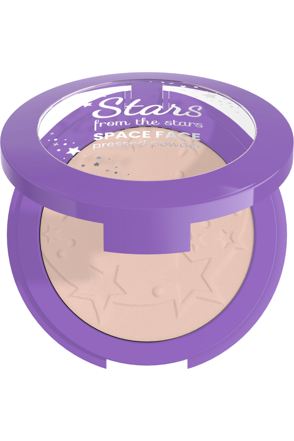 Stars from the Stars Space Face pressed powder Puder prasowany Super Star nr 02, 9 g