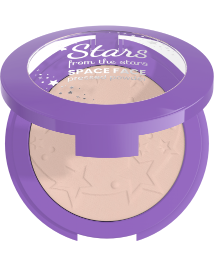Stars from the Stars Space Face pressed powder Puder prasowany Super Star nr 02, 9 g