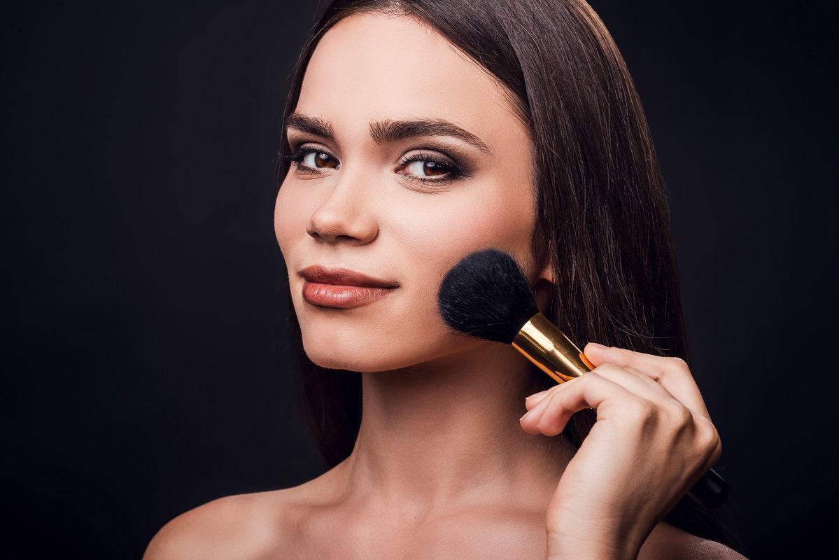 make-up dla brunetek